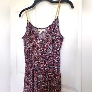 EUC MICHAEL Michael Kors Women's Floral Ruffled Wrap Dress (M)
